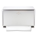 Just Launched | San Jamar T1950XC 11.13 in. x 3.88 in. x 7.88 in. Mini C-Fold/Multifold Towel Dispenser - Chrome image number 4