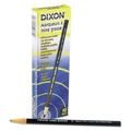 Back to School Sale | Dixon X00081 Thin Lead China Marker - Black (1-Dozen) image number 1