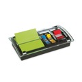 Page Flags | Post-it Notes DS100 Note and Flag Dispenser For 3 in. x 3 in. Pads - Black/Clear (1-Pack) image number 0