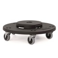Trash & Waste Bins | Suncast Commercial TCUDOLLY2A 20.75 in. x 6.5 in. 350 lbs. Capacity Utility Trash Can Dolly - Black (2/Pack) image number 2