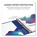Binders | Samsill MP46439 11 in. x 8.5 in. 1 in. Capacity 3 Rings Durable D-Ring View Binders - Blueberry/Blue Coconut/Dragonfruit/Purple (4/Pack) image number 1