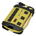 Surge Protectors | Tripp Lite TLM812SA 8 AC Outlets 12 ft. Cord 1500 J Protect It! Industrial Safety Surge Protector - Yellow/Black image number 0