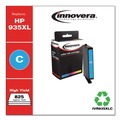 Ink & Toner | Innovera IVR935XLC 825 Page-Yield Remanufactured High-Yield Ink Replacement for 935XL (C2P24AN) - Cyan image number 1