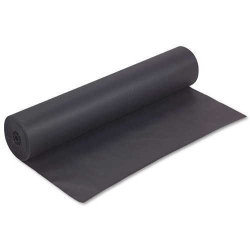 Just Launched | Pacon P0063300 Rainbow Duo-Finish 36 in. x 1000 ft. Colored Kraft Pape - Black image number 0