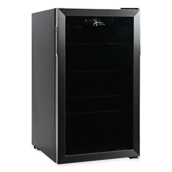 Alera JC-90VEL-F 3.4 cu-ft. Beverage Cooler - Stainless Steel/Black