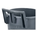 Trash & Waste Bins | Rubbermaid Commercial 2179403 BRUTE 32 gal Plastic Vented Wheeled Container - Gray image number 1