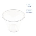 Cups and Lids | Boardwalk BWKPET9S 9 oz. Squat PET Cold Cups - Clear (1000/Carton) image number 4