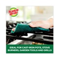 Sponges & Scrubbers | Scotch-Brite 226-5 3.8 in. x 6 in. Heavy-Duty Scour Pad - Green (5/Carton) image number 5