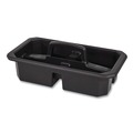 Cleaning Carts | Rubbermaid Commercial 2202586 Cleaning Caddy Compatible with Full-Size and Compact Housekeeping Carts - Black (6/Carton) image number 1