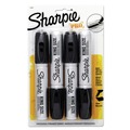 Permanent Markers | Sharpie 15661PP Broad Chisel Tip King Size Permanent Marker - Black (4/Pack) image number 0