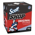 Paper Towels and Napkins | Scott 75190 9 in. x 12 in. 1-Ply Shop Towels Original - Unscented/Blue (200/Box) image number 1