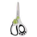 Arts & Crafts Supplies | Maped Helix 470249US Kidy 5.41 in. Long 2 in. Cut Length Spring-Assisted Educational Rounded Tip Scissors - Straight White/Black Handle image number 1