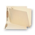 File Folders | Smead 34125 End Tab 11-pt Manila 2-Fastener Folders with Reinforced Straight Tabs - Letter Size/Manila Exterior (250/Box) image number 1