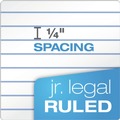 Notebooks & Pads | TOPS 71500 The Legal Pad Plus 5 in. x 8 in. Narrow Ruled Perforated Pads - White (1-Dozen) image number 3