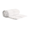 Trash Bags | Boardwalk BWK1DK100 13 Gallon 24 in. x 28 in. Drawstring Kitchen Bags - White (50 Bags/Roll, 2 Rolls/Carton) image number 2
