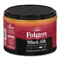 Coffee | Folgers 2550030439 22.6 oz. Canister Black Silk Coffee image number 1