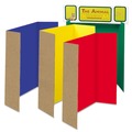 Project & Display Boards | Pacon P37564 48 in. x 36 in. Spotlight Corrugated Presentation Display Boards - Blue/Green/Red/Yellow (4/Carton) image number 1