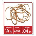 Rubber Bands | Universal UNV00454 4 oz. Box  Size 54 (Assorted )Rubber Bands - Beige (1 Pack) image number 2