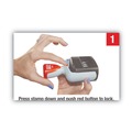 Just Launched | COSCO 2000PLUS 011034 Model S 360 1.75 in. x 1 in. 2-Color "Received" Self-Inking Message Dater - Blue/Red image number 2