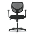Office Chairs | Basyx HVST102 17 in. - 22 in. Seat Height 1-Oh-Two Mid-Back Task Chair Supports Up to 250 lbs. - Black image number 1