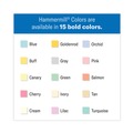 Copy & Printer Paper | Hammermill 10338-2 Colors 8.5 x 11 20 lb. Bond Weight Print Paper - Pink (1-Ream) image number 9