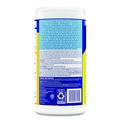 Disinfectants | LYSOL Brand 19200-77182 1 Ply 7 in. x 7.25 in. Lemon and Lime Blossom Disinfecting Wipes - White (6/Carton) image number 4