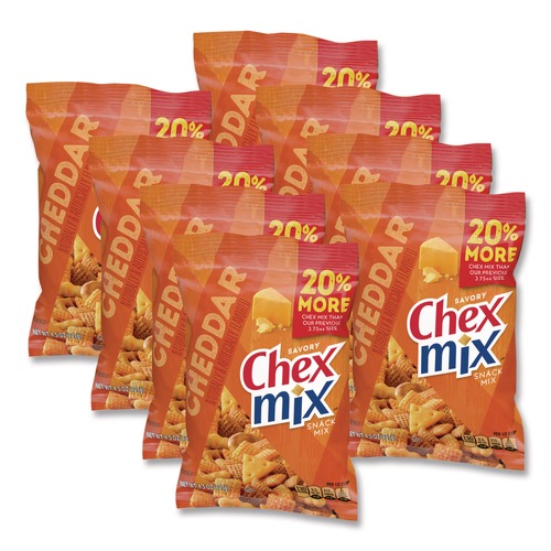 Snacks | Dolcetto SN21553 Snacks, Cheddar, 4.5 oz Bag, 8/Carton image number 0