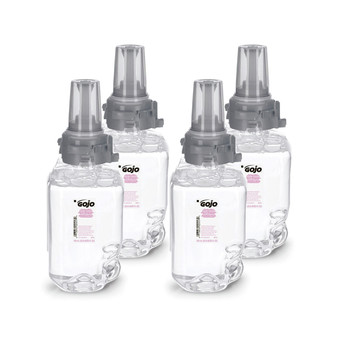 GOJO Industries 8711-04 700 mL Clear and Mild Foam Handwash Refill for ADX-7 Dispenser - Fragrance-Free (4/Carton)