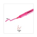 Highlighters | Universal UNV08855 Fluorescent Ink Chisel Tip Pocket Highlighters - Pink (1 Dozen) image number 4