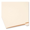 File Folders | Smead 24127 9 in. High Front 1/2-Cut Tabs Top Letter Size 0.75 in. Expansion Heavyweight End Tab Folders - Manila (100/Box) image number 2