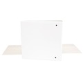 Binders | Universal UNV20748 11 in. x 8.5 in. 3 in. Capacity 3-Slant D-Ring View Binder - White image number 6