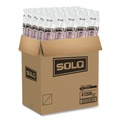 Cups and Lids | SOLO 412SIN-0041 12 oz. Paper Hot Drink Cups in Bistro Design - Maroon (50/Pack) image number 0