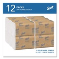 Paper Towels and Napkins | Scott 01510 10.13 in. x 13.15 in. 1-Ply Essential C-Fold Towels - White (12 Packs/Carton) image number 2