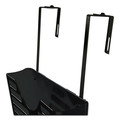Office Filing Cabinets & Shelves | Officemate 29314 13.5 in. x 6 in. x 28 in. VerticalMate Letter Size 3-Section Cubicle Wall File Pocket - Charcoal (3/Pack) image number 1