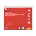 Cleaning & Janitorial Accessories | Universal UNV76883 11 in. x 8.5 in. Horizontal Wall Mount Sign Holders - Clear (2/Pack) image number 0
