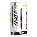 Pens | Zebra 48310 Fine 0.6 mm Fountain Pen - Black Ink, Black/Gray Barrel (1 Dozen) image number 0