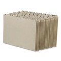 File Folders | Smead 50176 8.5 in. x 11 in. 1/5-Cut Top Tab Indexed A to Z File Guide Set - Manila (25/Set) image number 3