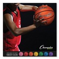 Breakroom Supplies | Champion Sports RBB1 No. 7 Official Size Rubber Sports Ball For Basketball - Orange image number 3