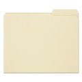 File Folders | Smead 10337 0.75 in. Expansion Reinforced 1/3-Cut Tab 11-pt Manila File Folders - Letter Size/Manila (100/Box) image number 2