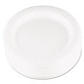Just Launched | Dart 9PWQR 9 in. Quiet Classic Laminated Foam Dinnerware Plate - White (500/Carton) image number 2