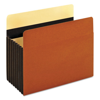 Pendaflex 15444HD 7 in. Expansion Letter Size Heavy-Duty File Pockets - Redrope (5/Box)