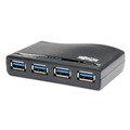 Office Electronics & Batteries | Tripp Lite U360-004-R 4 Ports USB 3.0 SuperSpeed Hub - Black image number 0