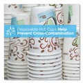  | Dixie 5342CD PerfecTouch 12 oz.Paper Hot Cups - Coffee Haze Design (50/Sleeve, 20 Sleeves/Carton) image number 5
