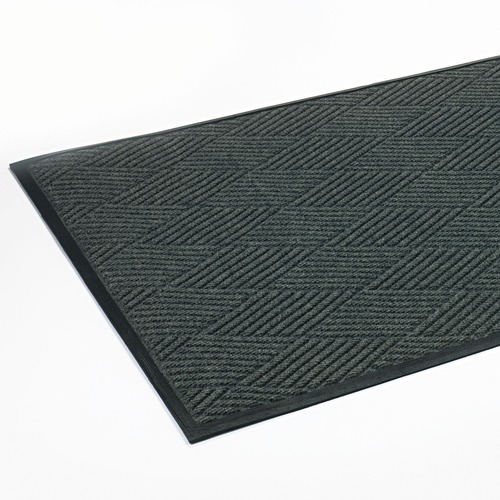 Just Launched | Crown S1 R046ST 45 in. x 70 in. Polypropylene Super-Soaker Diamond Mat - Slate image number 0