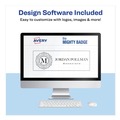 Label & Badge Holders | Avery 71208 The Mighty Badge 3 in. x 1 in. Horizontal Laser Name Badge Holder Kit - Silver (50/Pack) image number 4