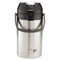 Food Service | BUNN 32125.0000 2.5 Liter Lever Action Airpot - Stainless Steel/Black image number 1