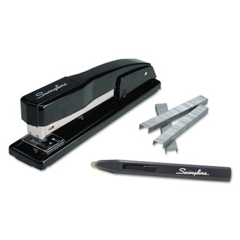 Swingline S7044420 20-Sheet Capacity Commercial Desk Stapler Value Pack - Black