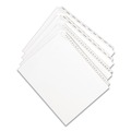 Dividers & Tabs | Avery 82211 10-Tab "13-in 11 in. x 8.5 in. Allstate Style Preprinted Legal Exhibit Side Tab Index Dividers - White (25/Pack) image number 1