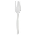  | Dixie SSF21P SmartStock Series-B 5.8 in. Mediumweight Plastic Cutlery Forks Refill - White (40/Pack, 24 Packs/Carton) image number 4