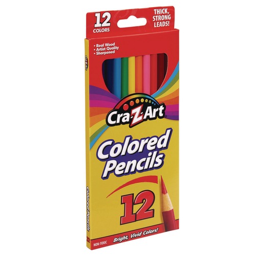 Pencils | Cra-Z-Art 1040472 Colored Pencils - Assorted Lead and Barrel Colors (12/Set) image number 0